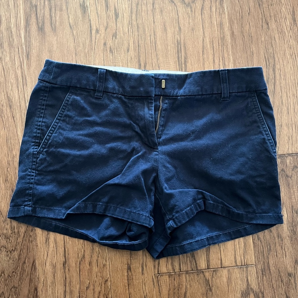 J. Crew navy blue cotton shorts 4